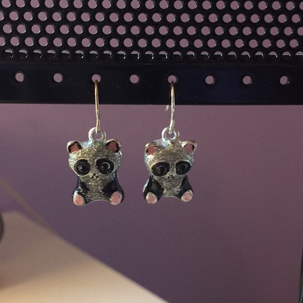 Panda Earrings NWOT